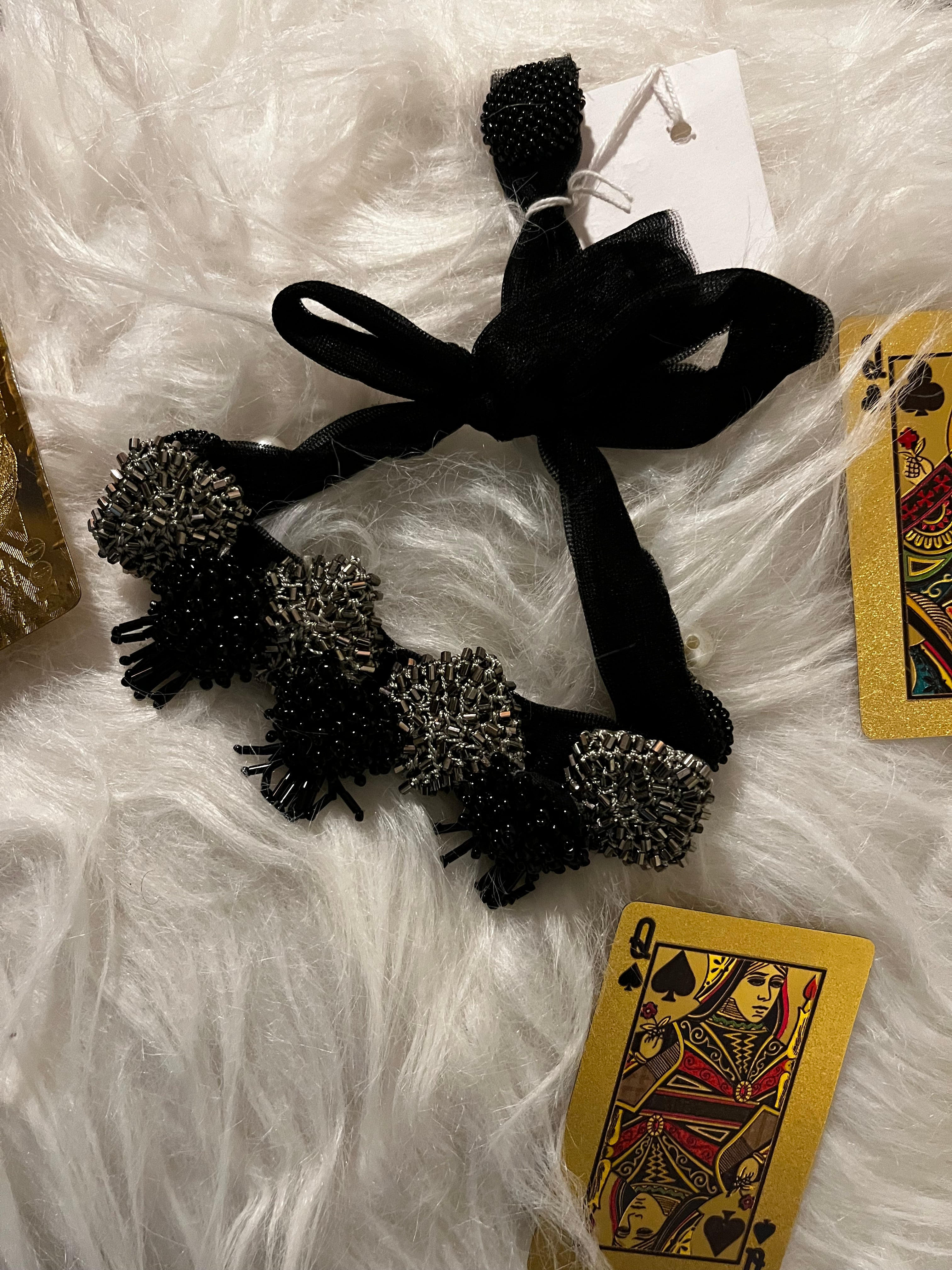 The Noir Silver Choker