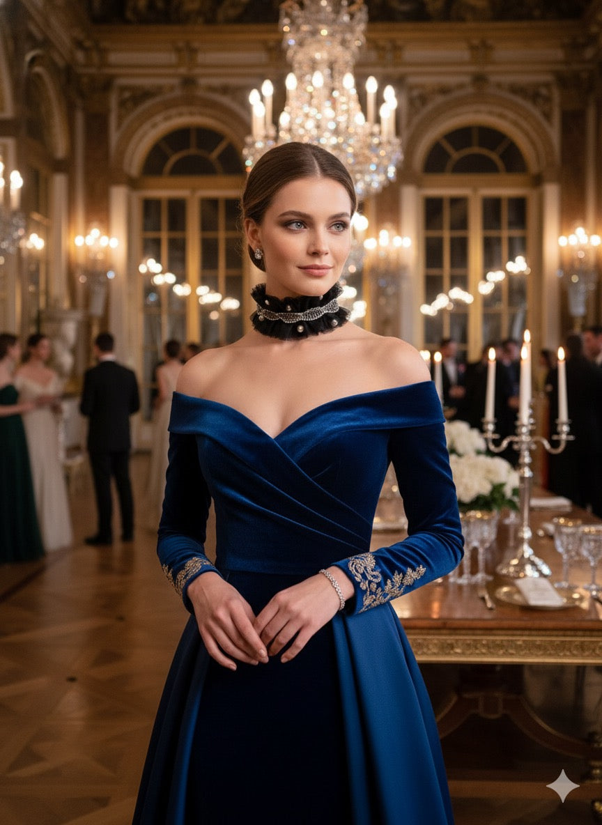 The Beaded Veil Choker